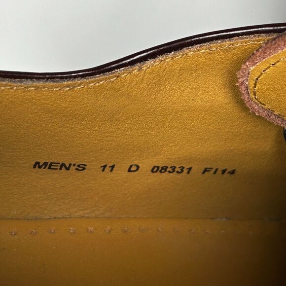 Cole Haan Men’s Cap Toe Oxford Dress Shoes – Oxblood Leather Size 11 - Picture 6 of 8